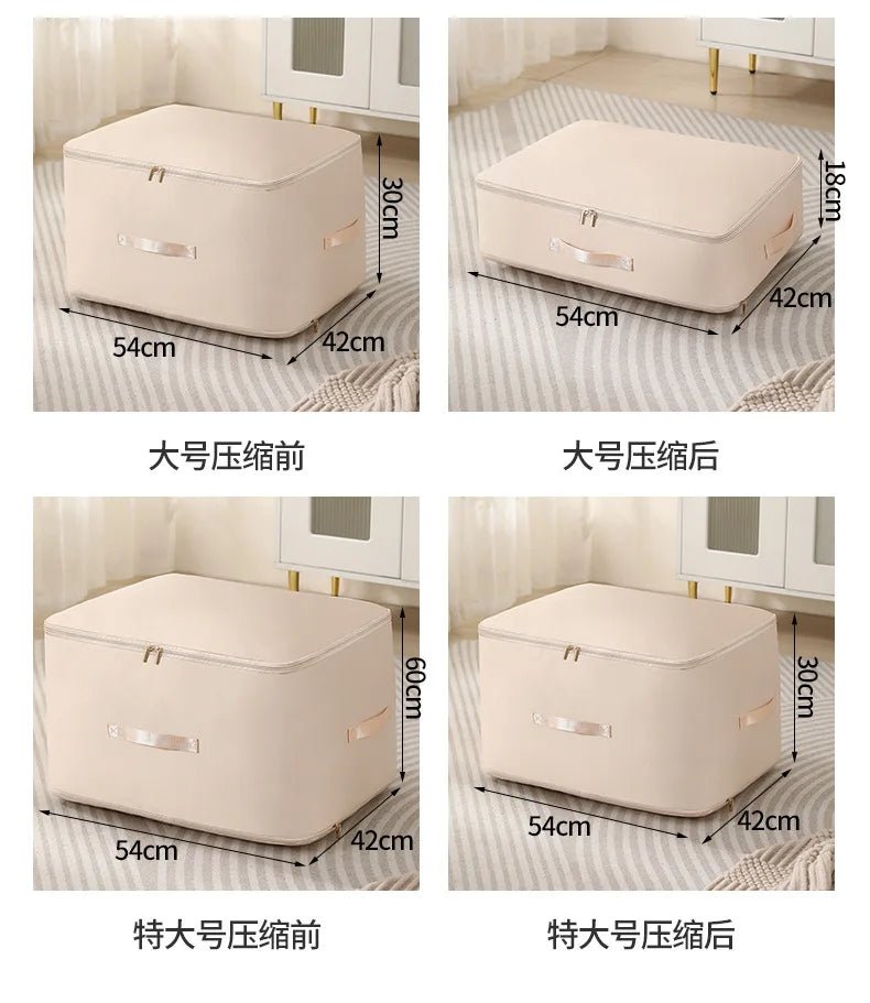 Cat Shop Boys - Travel Storage Bag Portable Compression Duvet Storage Bag Large Capacity Closet Quilt Organizer Cabinet Pillow Blanket Organizer