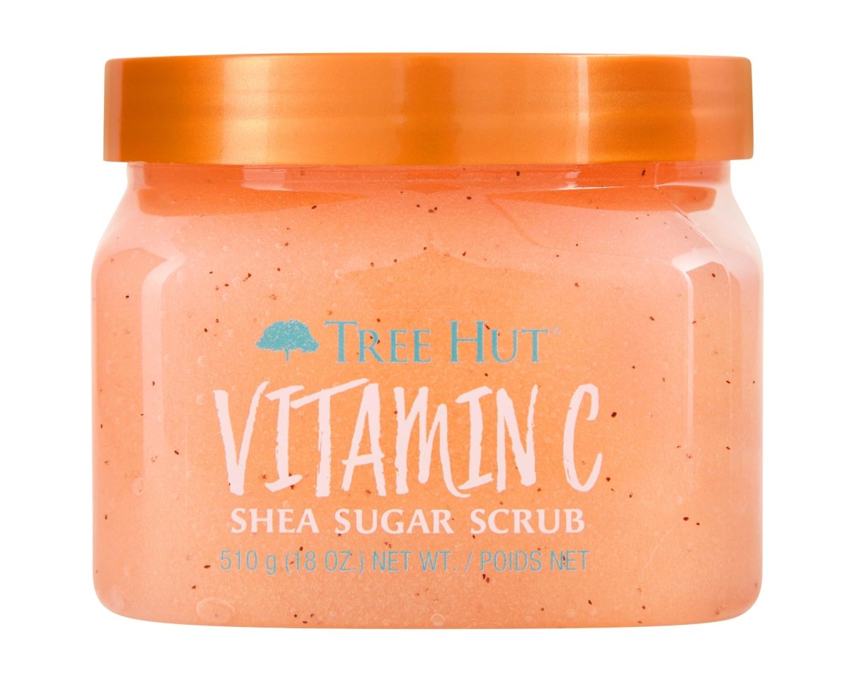 Cat Shop Boys - Tree Hut Vitamin C Shea Sugar Scrub, 18 oz, Ultra Hydrating and Exfoliating Scrub for Nourishing Essential Body Care