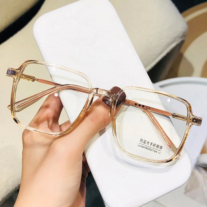 Cat Shop Boys - Trendy Fashionable Reading Glasses Women Anti Blue Light Presbyopia Eyewear High - definition Unisex Transparent Frame Eyeglasses