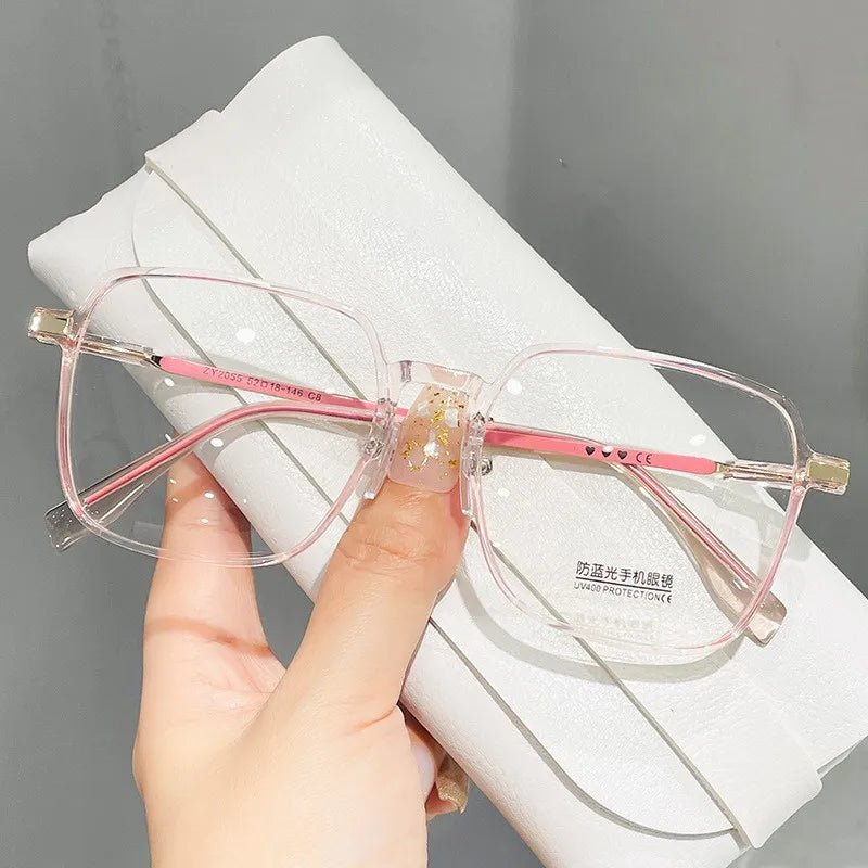 Cat Shop Boys - Trendy Fashionable Reading Glasses Women Anti Blue Light Presbyopia Eyewear High - definition Unisex Transparent Frame Eyeglasses