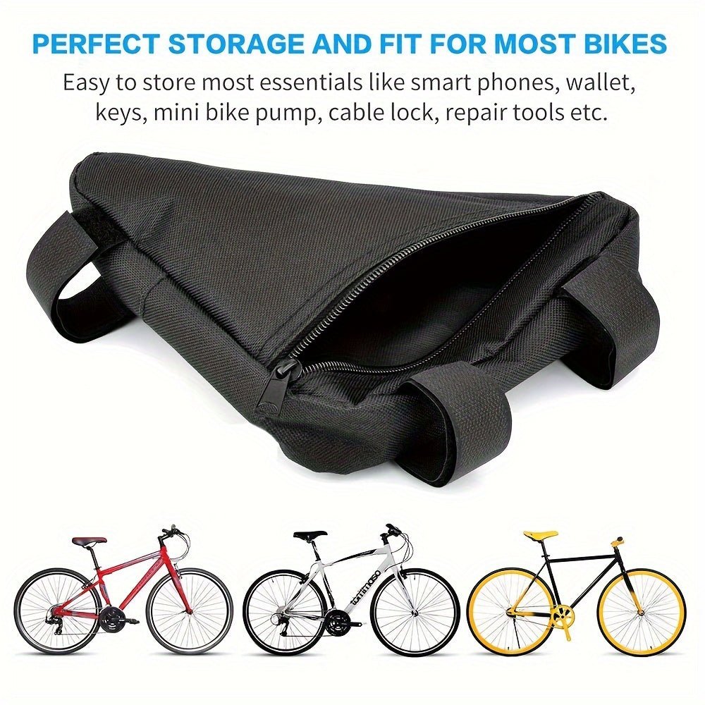 Cat Shop Boys - Triangle Frame Bag for Bikes That Allows for Quick Release, Making It Easy to Store And Access Items While Ensuring Organized Riding.