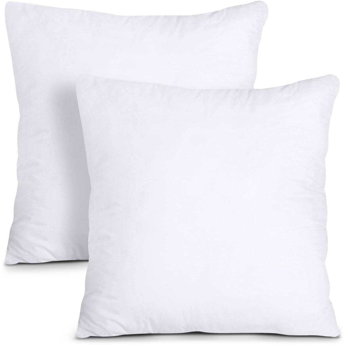 Cat Shop Boys - Utopia Bedding Throw Pillows Insert (Pack of 2, White) - 18 x 18 Inches Bed and Couch Pillows - Indoor Decorative Pillows