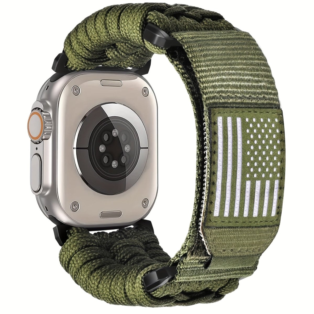 Cat Shop Boys - V - MORO Adjustable Nylon Sport Loop Band for Apple Watch - Breathable, Rugged Strap Compatible with 42mm to 49mm Models, Perfect for Men & Women