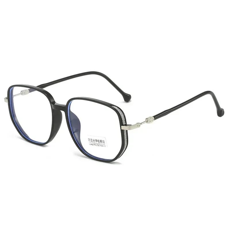 Cat Shop Boys - Vintage Square Metal Glitter Frame Reading Glasses Women Fashion Optical Eyewear Anti - blue Light Presbyopia Eyeglasses