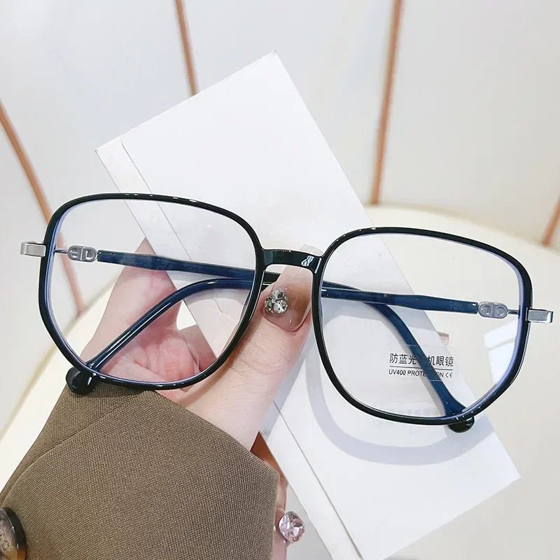 Cat Shop Boys - Vintage Square Metal Glitter Frame Reading Glasses Women Fashion Optical Eyewear Anti - blue Light Presbyopia Eyeglasses