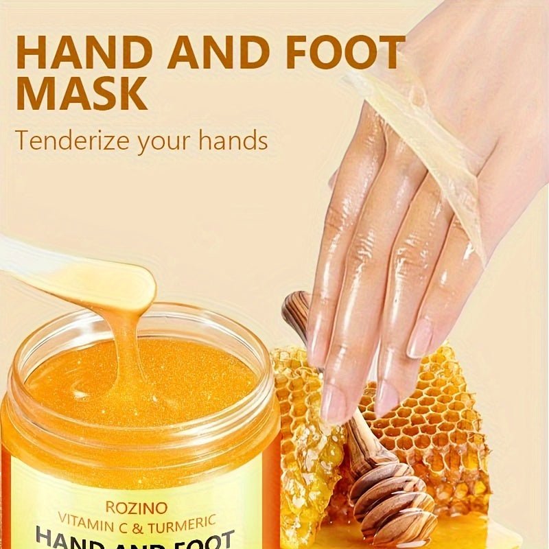 Cat Shop Boys - Vitamin C Turmeric Hand Mask, 50g - Moisturizing and Hydrating, Alcohol - Free, Fragrance - Free, with Hyaluronic Acid for Smooth, Soft Skin