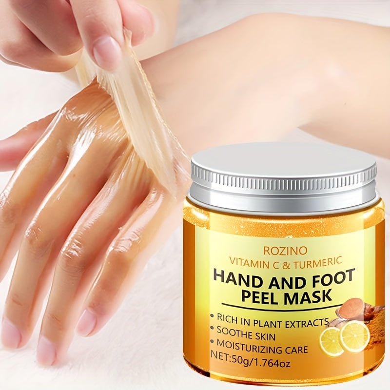 Cat Shop Boys - Vitamin C Turmeric Hand Mask, 50g - Moisturizing and Hydrating, Alcohol - Free, Fragrance - Free, with Hyaluronic Acid for Smooth, Soft Skin