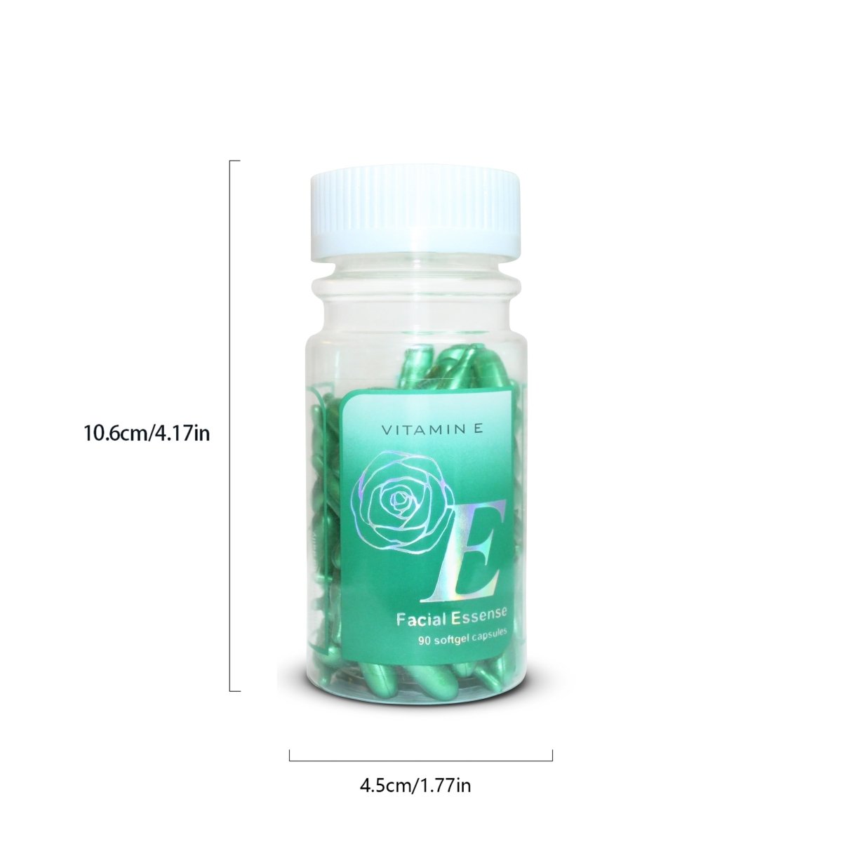 Cat Shop Boys - Vitamin E Aloe Vera Facial Capsule Extract, smoothes, signs of aging, brightens skin tone, keeps skin moist and smooth, facial and neck skin essence capsules! for men and women! Great as a pre - makeup preparation, 60 capsule p