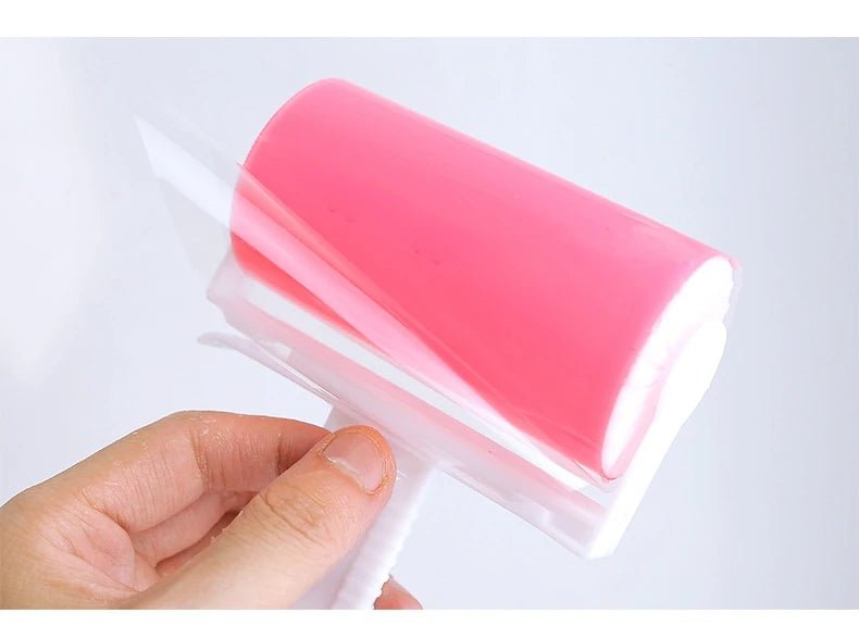 Cat Shop Boys - Washable Clothes Hair Sticky Roller Reusable Portable Home Clean Pet Hair Remover Sticky Roller Carpet Bed Sofa Dust Collector