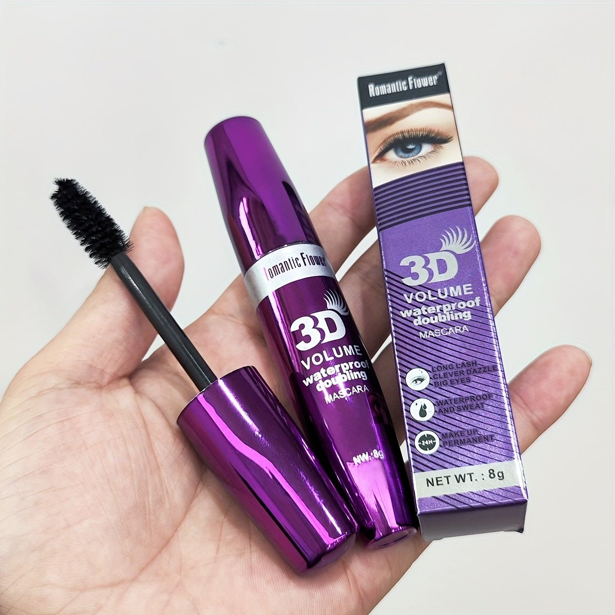 Cat Shop Boys - Waterproof 3D Black Mascara - Long - Lasting, Smudge - Proof & Moisturizing for Natural Curl & Thick Lashes