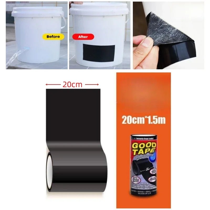 Cat Shop Boys - Waterproof Tape Self - adhesive Butyl Sealing Tape Roof Repair Sealed Adhesive Sealant High And Low - temperature Resistance Tape