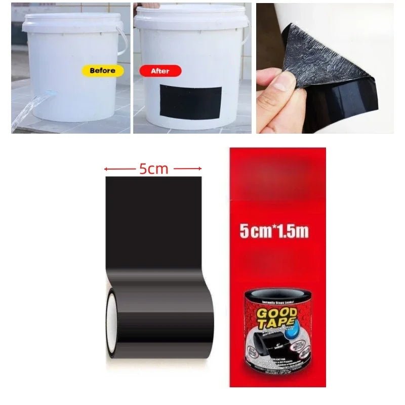 Cat Shop Boys - Waterproof Tape Self - adhesive Butyl Sealing Tape Roof Repair Sealed Adhesive Sealant High And Low - temperature Resistance Tape