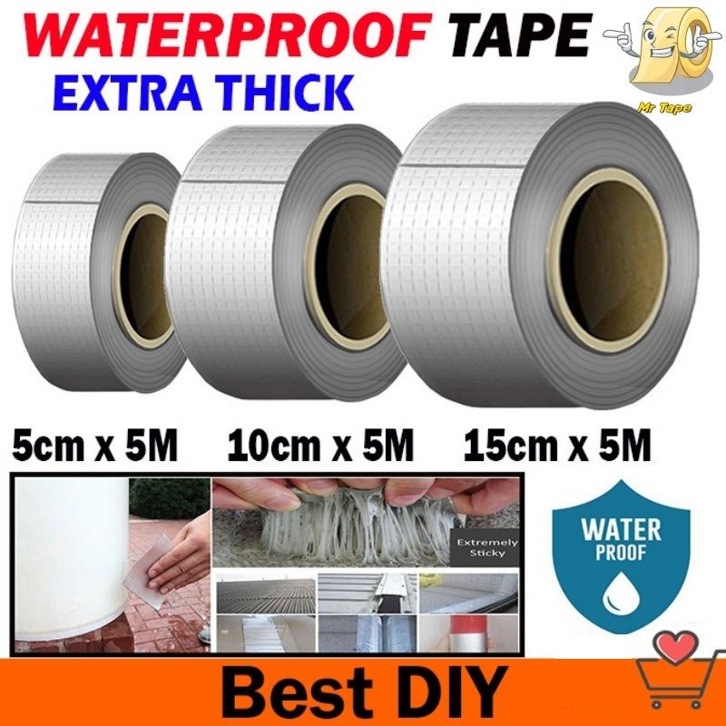 Cat Shop Boys - Waterproof Tape Self - adhesive Butyl Sealing Tape Roof Repair Sealed Adhesive Sealant High And Low - temperature Resistance Tape