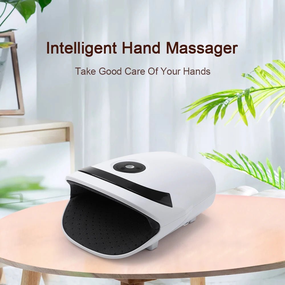 Cat Shop Boys - Wireless Electric Hand Massager Air Compression Hot Compress Palm Acupoint Massager Finger Arthritis Numbness Muscle Relaxation