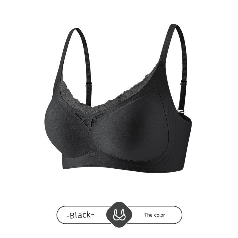 Cat Shop Boys - Women's Internet Celebrity Lightweight Breathable Semi - Fixed Bra, Water Drop Cup - Style Seamless Soft Support Intimates