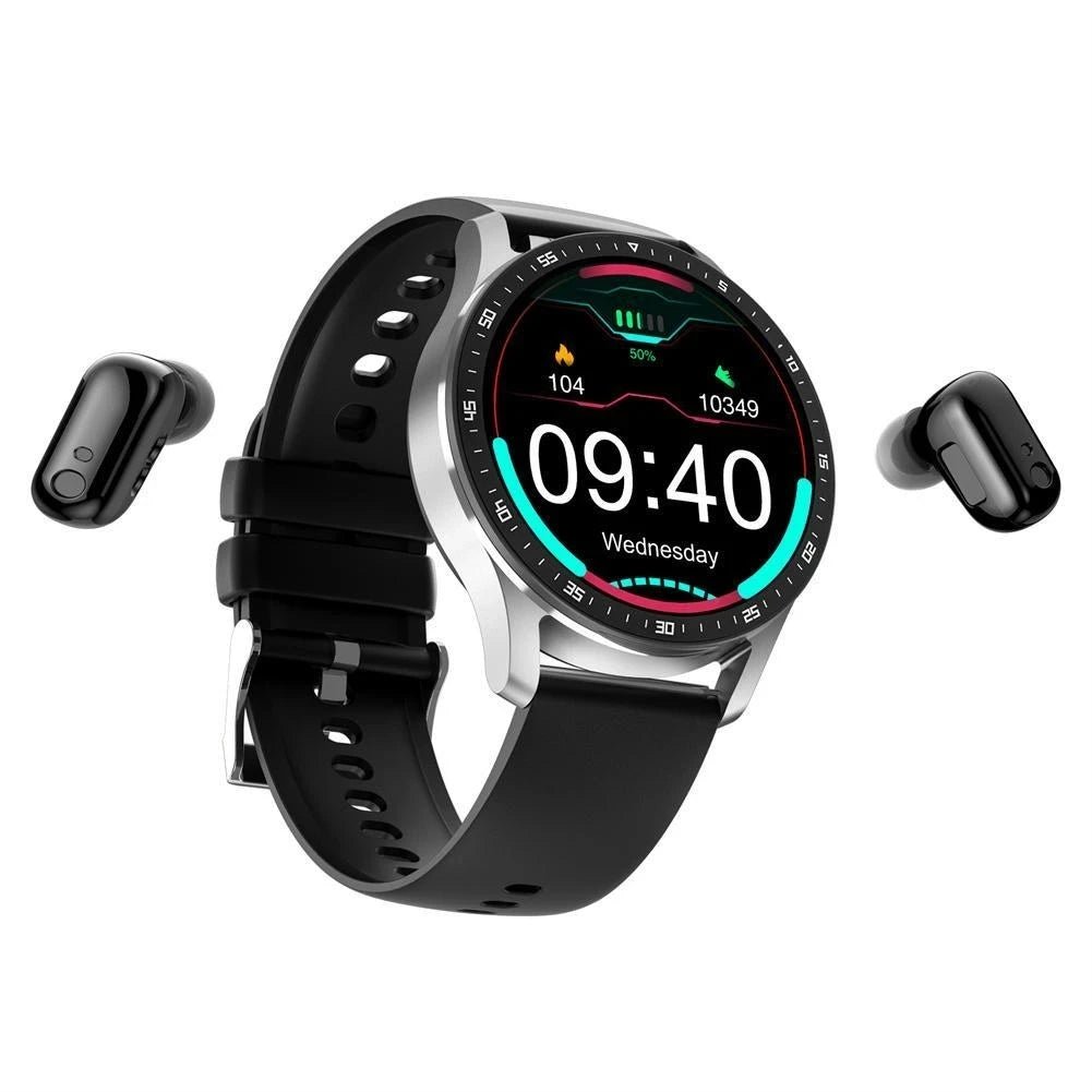 Cat Shop Boys - X7 2 in 1 Smart Watch With Earbuds Smartwatch TWS Bluetooth Earphone Heart Rate Blood Pressure Monitor Sport Watch Fitness Watch