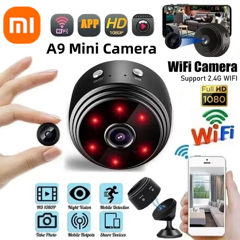 Cat Shop Boys - Xiaomi A9 Mini Camera1080P WiFi Original Monitoring Security Protection With Motion Night Version Wireless Surveillance Cameras