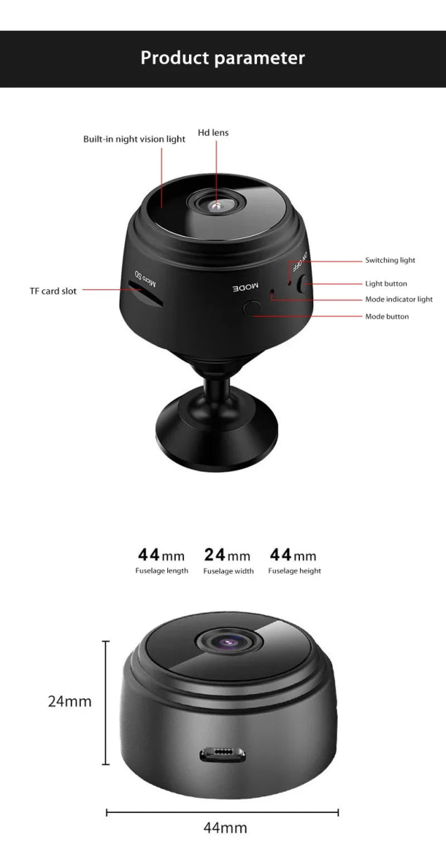 Cat Shop Boys - Xiaomi A9 Mini Camera1080P WiFi Original Monitoring Security Protection With Motion Night Version Wireless Surveillance Cameras