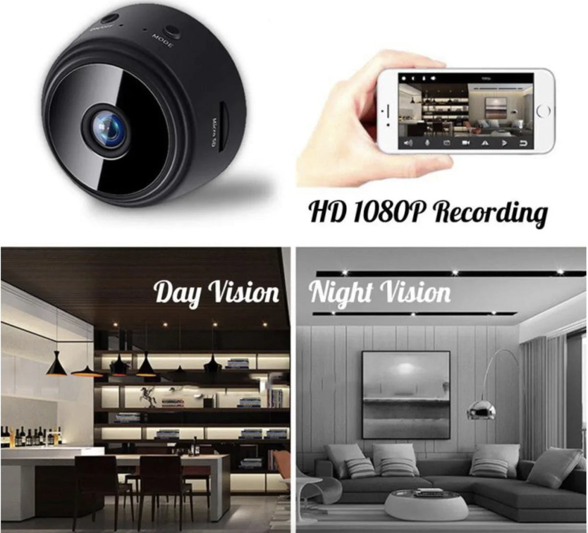 Cat Shop Boys - Xiaomi A9 Mini Camera1080P WiFi Original Monitoring Security Protection With Motion Night Version Wireless Surveillance Cameras