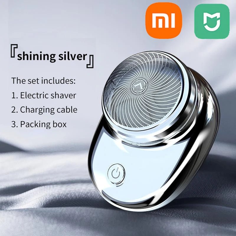 Cat Shop Boys - Xiaomi MIJIA Electric Shaver Charging Mini Pocket Travel Razor Portable Wireless Detachable Shaver Facial Beard Hair Trimmer