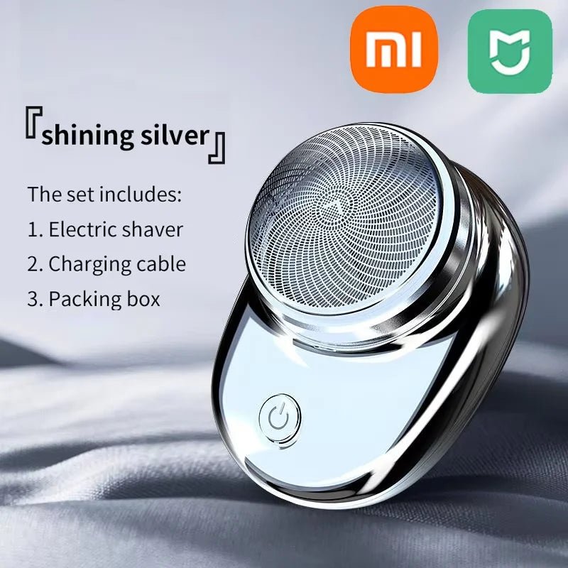 Cat Shop Boys - Xiaomi MIJIA Electric Shaver Charging Mini Pocket Travel Razor Portable Wireless Detachable Shaver Facial Beard Hair Trimmer