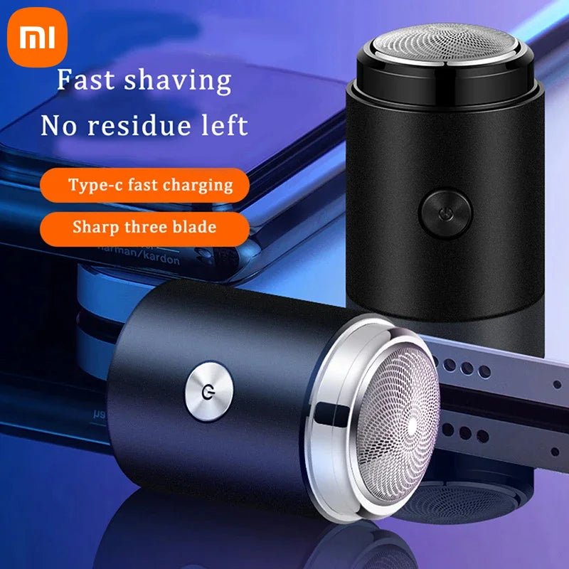 Cat Shop Boys - Xiaomi Mijia USB Rechargeable Waterproof Mini Electric Shaver No Skin Damage Face Beard Men's Razor For Shaving Beard Trimmer