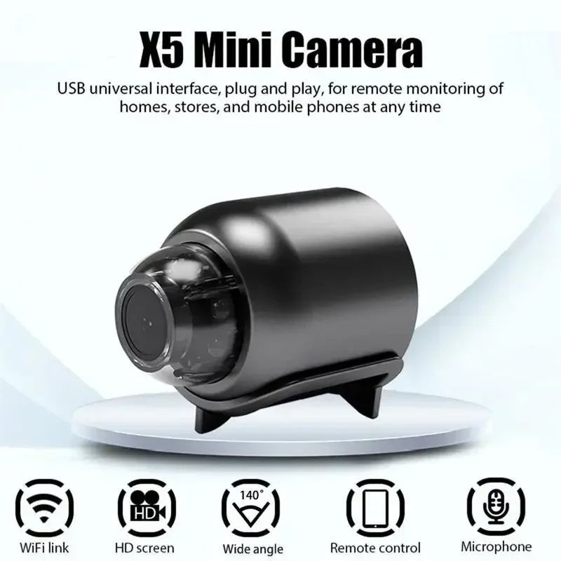 Cat Shop Boys - Xiaomi X5 Mini Camera Wireless 1080P Surveillance Security Video Cam Night Vision Motion Detect Camcorder Cam Monitor Smart Home