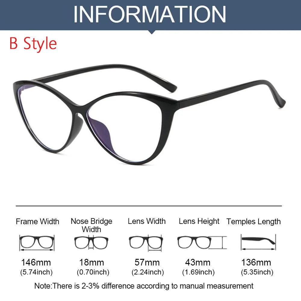 Cat Shop Boys - Y2K Retro Oval Frame Glasses Women Female Sweet Cool Eyewear Trend Reading Computer Anti Blue Light Eyeglasses