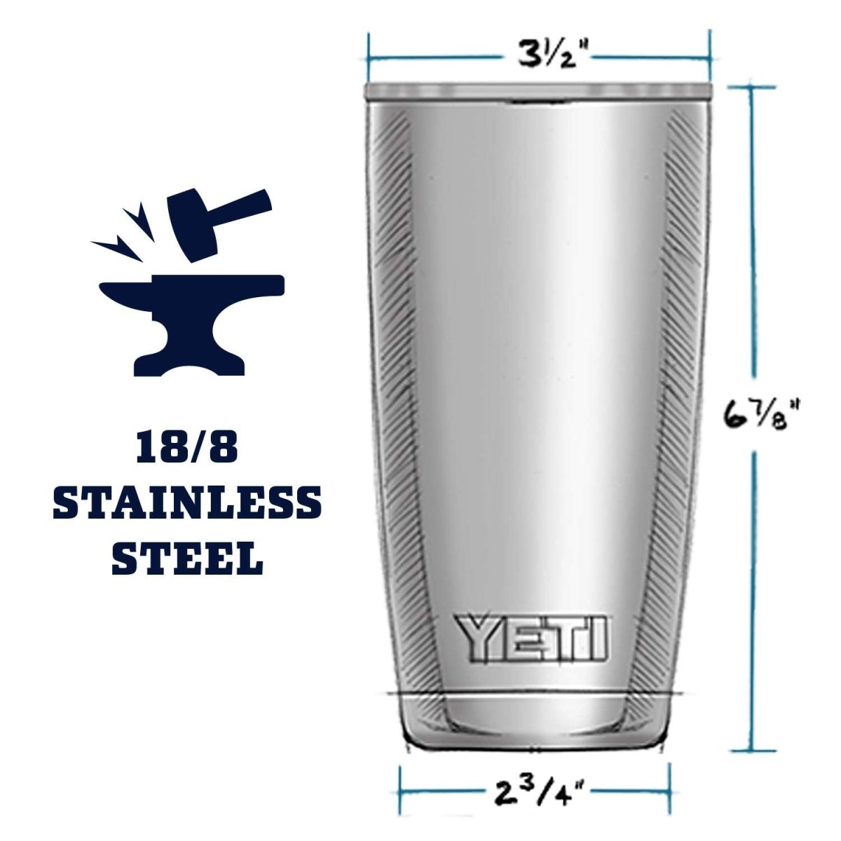 Cat Shop Boys - YETI Rambler 20 oz Tumbler, Stainless Steel, Vacuum Insulated with MagSlider Lid, Black